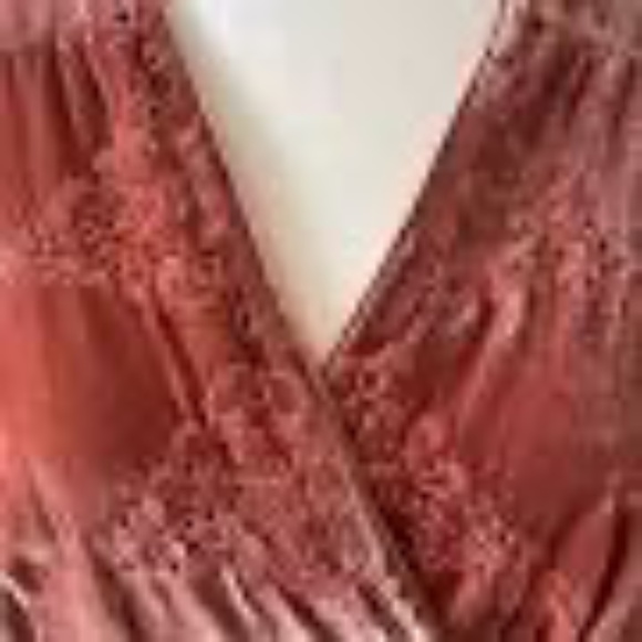 Johnny Was Jade Lola Velvet Wrap Midi Dress, SZ Small - Picture 5 of 8